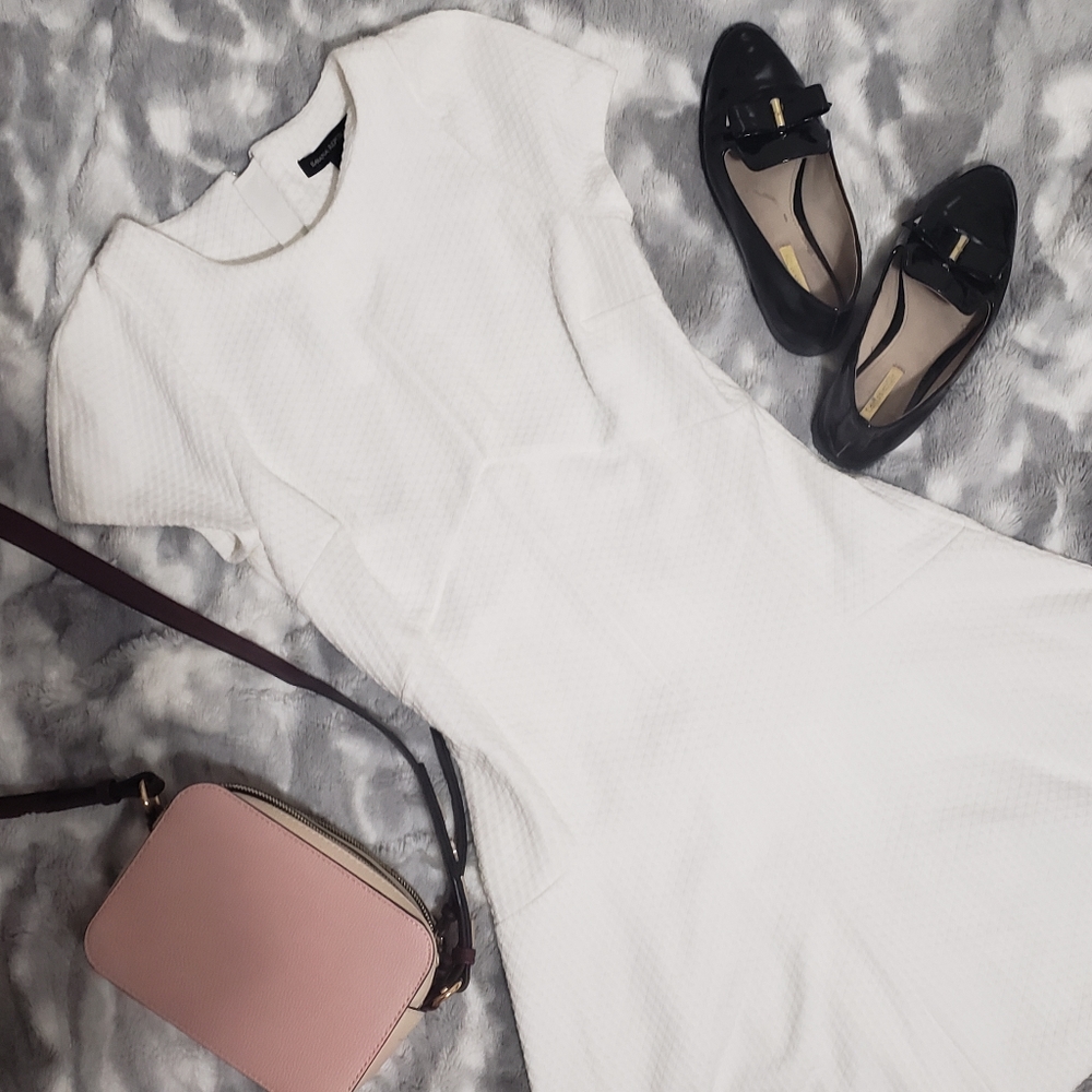 💜2/50$ Banana Republic Waffle texture dress